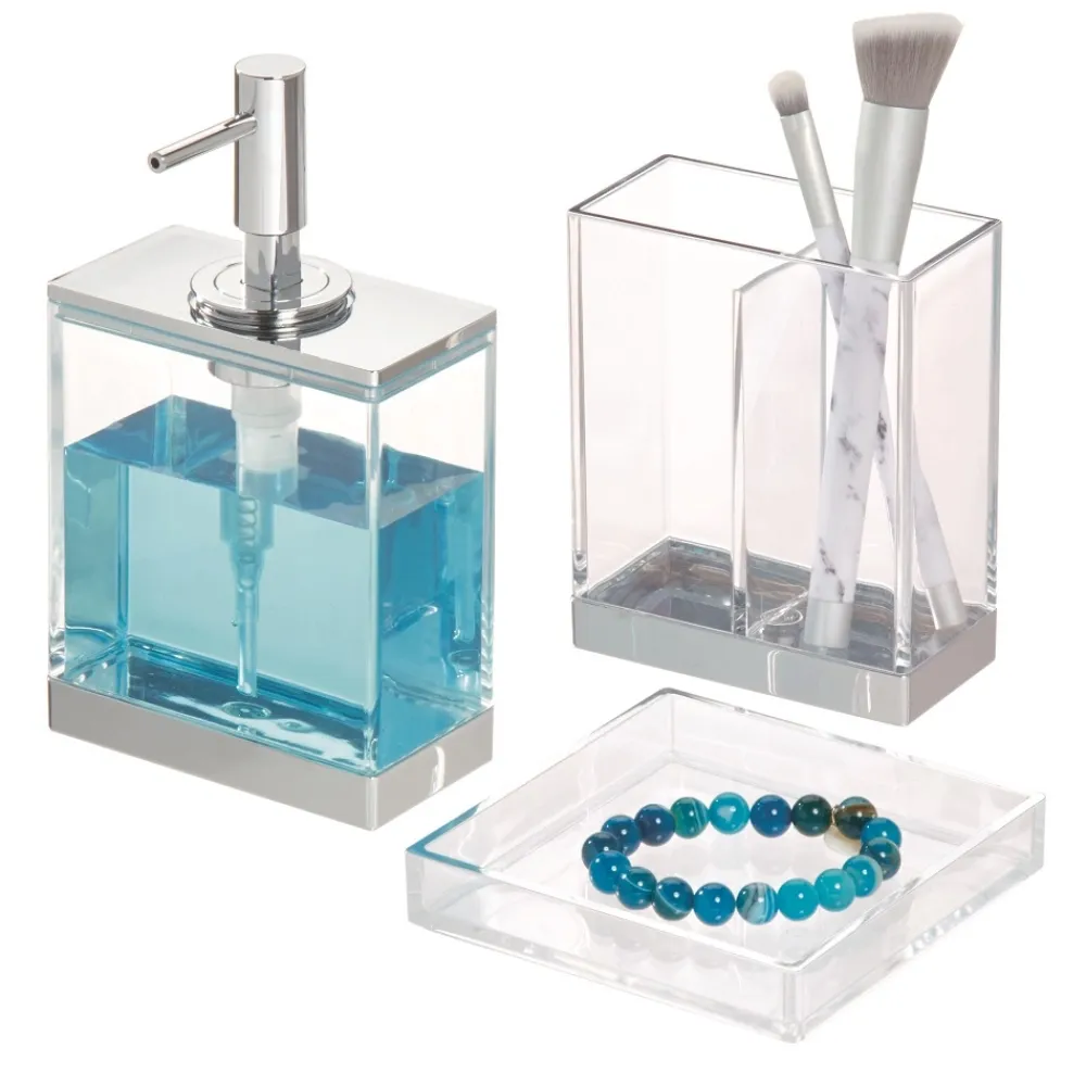 iDesign Zeepdispenser Clarity (3-Delig)