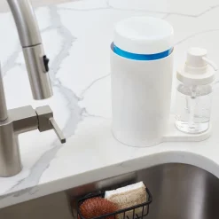 iDesign Zeepdispenser Sanitair Organizer Beige Hot