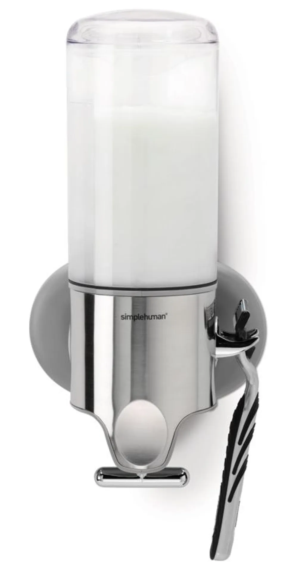 Zeepdispenser Single RVS Transparant simplehuman