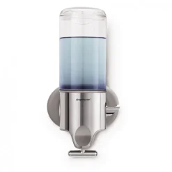 Zeepdispenser Single RVS Transparant simplehuman