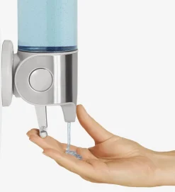 simplehuman Zeepdispenser Triple RVS Transparant