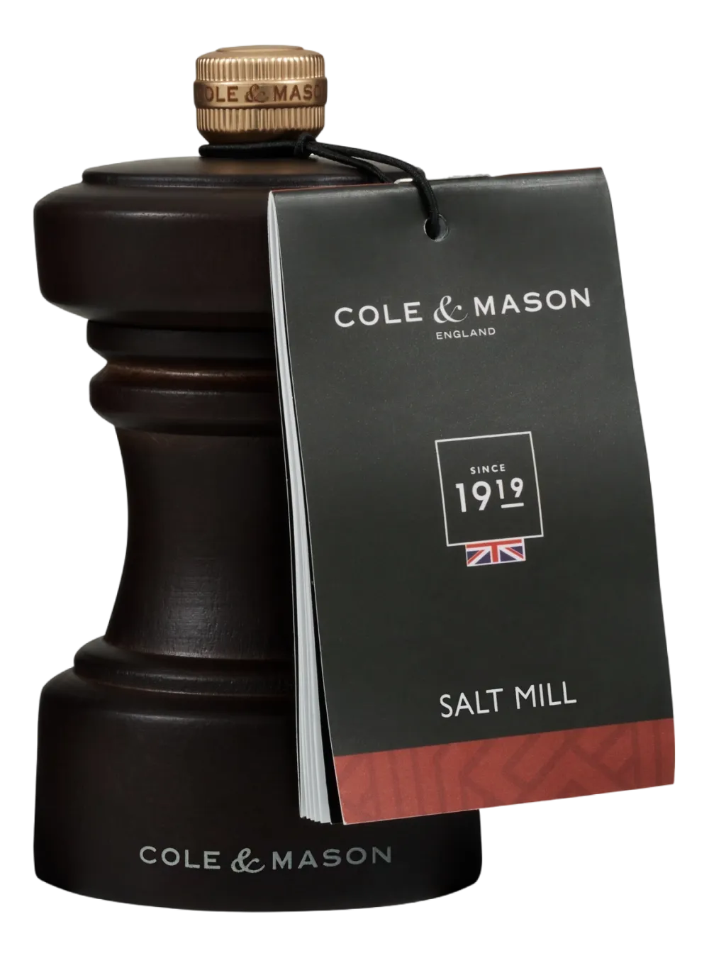 Cole and Mason Zoutmolen Cole & Mason Hoxton Dark Chocolate 10 cm Outlet
