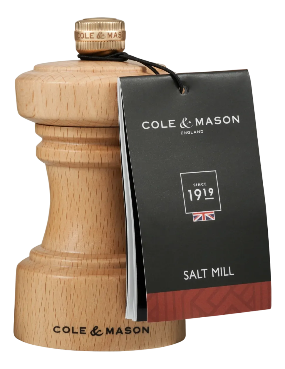 Zoutmolen Cole & Mason Hoxton Natural Beech 10 cm