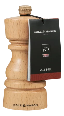 Zoutmolen Cole & Mason London Natural Beech 13 cm