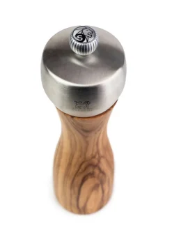 Zoutmolen Peugeot Fidji Olijfhout / Inox 15 cm