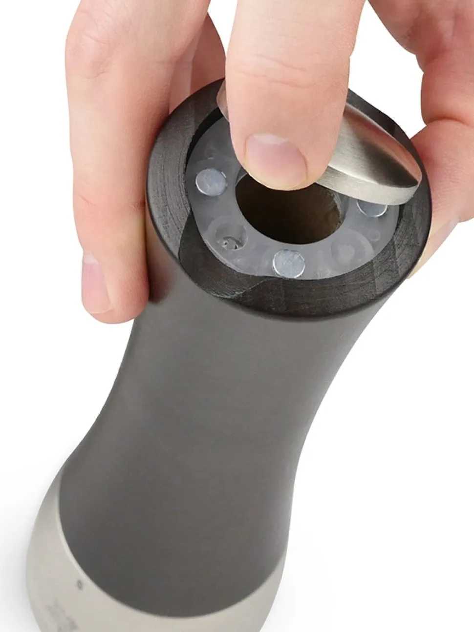 Zoutmolen Peugeot Madras Chocolade / Inox 21 cm