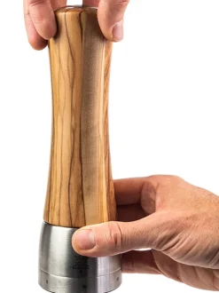 Zoutmolen Peugeot Madras Olijfhout / Inox 16 cm